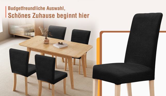 SIMLOVEVE Stilvoller Schutz für Ihre Stühle – flexibel & pflegeleicht