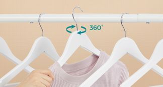 Um 360° drehbarer Haken
