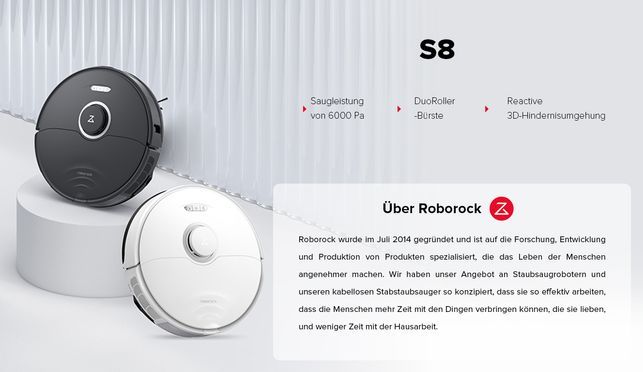 Mehr Zeit für die schönen Dinge: Der Roborock S8 erledigt für Dich die Reinigung.