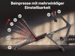 7 stufige Rückenlehnenverstellung