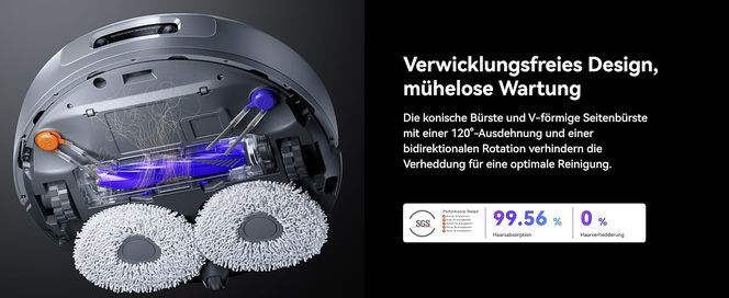 Verwicklungsfreies Design, mühelose Wartung