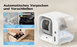 Automatisches Verpacken und Verschließen