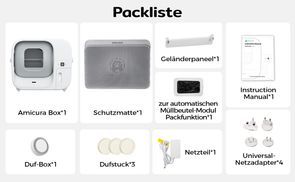 Zubehörliste für AmiCura Cura 3