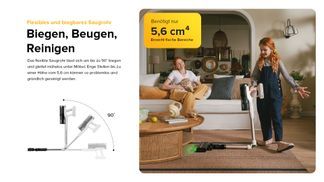 Tiefenreinigung, kompakte Aufbewahrung