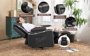 Stabiler Metallrahmen und ergonomische Unterstützung: