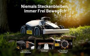 Allradantrieb für Steigungen bis 80 % (38,6°)