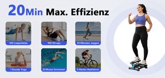 Maximale Effizienz: 20 Minuten Stepper Workout