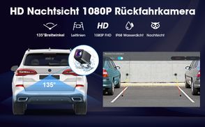 1080p Rückfahrkamera für sorgenfreies Rückwärtsfahren