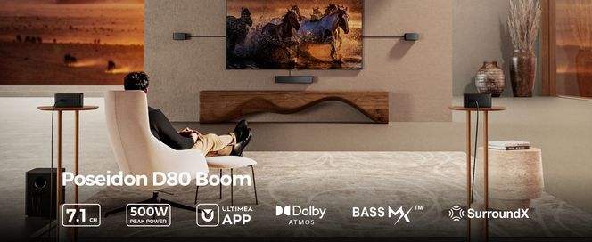 ULTIMEA Poseidon D80 Boom – 7.1 Dolby Atmos Soundbar