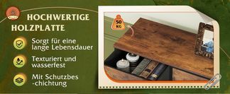 Stabile Holzplatte & hohe Tragkraft