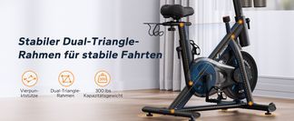  Stabiler Dual Triangle Rahmen für sicheren Halt 