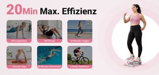 Maximale Effizienz: 20 Minuten Stepper Workout 