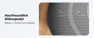 Hautfreundliches, rutschfestes Silikonpedal