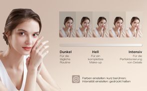 LED Spiegel mit Dimmer