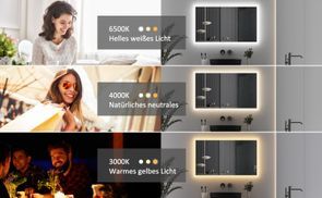 3Lichtfarben einstellbar