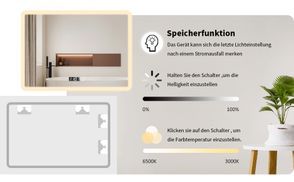 3Lichtfarben/Helligkeit einstellbar