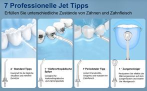 7 Professionelle Jet Aufsätze für Jede Zahnpflege