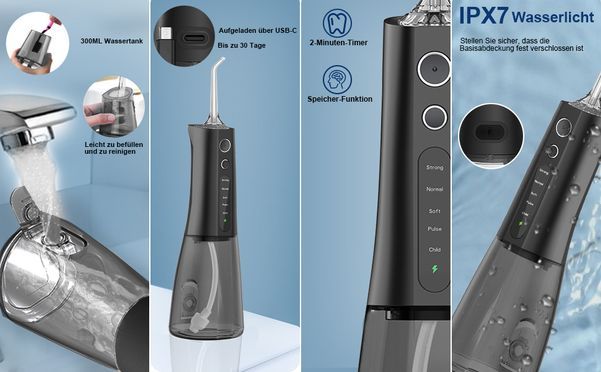 300ml Wassertank – Einfach Befüllen & Reinigen
