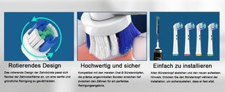 Einfacher Bürstenkopfwechsel