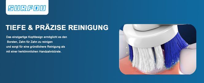 Präzisions Borsten für strahlendes Lächeln