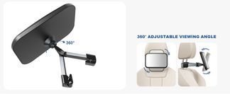 360° Verstellbarer Babyspiegel – Flexible Sicht im Auto