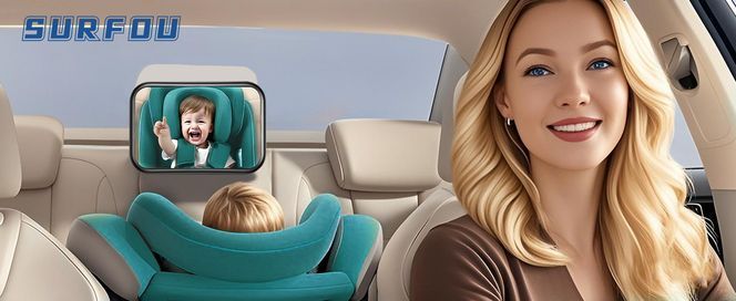Auto Babyspiegel – Klare Sicht & Bindung unterwegs