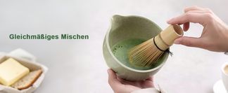 Gleichmäßiges Schäumen für Perfekten Tee