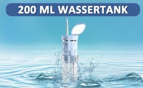 Abnehmbarer Wassertank mit 200ML Kapazität