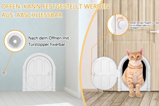 Bereiten Sie ein warmes Zuhause für Ihre lebhafte und niedliche Katze vor