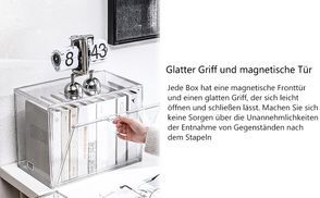 Glatter Griff und magnetische Tür
