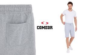 COMEOR Herren Sweatshorts in Hellgrau