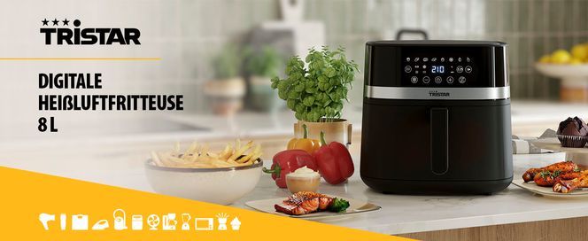 Tristar Digitale Heißluftfritteuse 8L