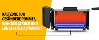 Kaltzone für längere Öl Frische