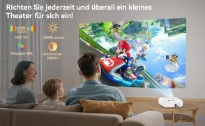 Erschaffen Sie sich jederzeit und überall Ihr privates Kinoe