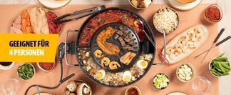 Großzügige Grillfläche und Fassungsvermögen