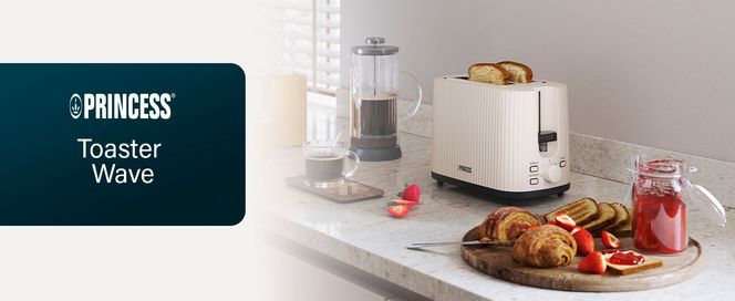 Princess Toaster Wave 142337 – stilvoll & leistungsstark