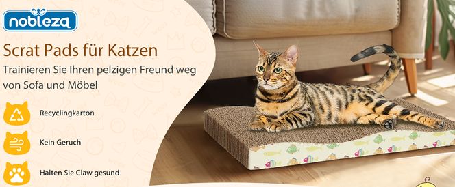 Nobleza 2 Stücke Katzen kratzbrett