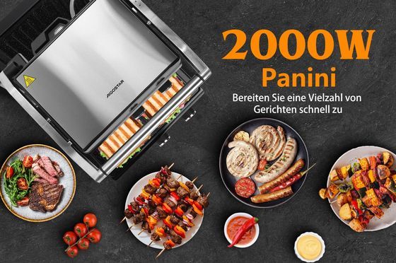 Aigostar Kontaktgrill XXL, Keramikbeschichteter