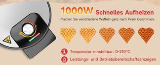 Schnelles und gleichmäßiges Aufheizen
