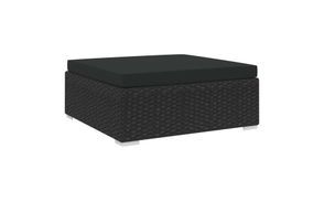 Witterungsbeständiger Rattan Fußhocker