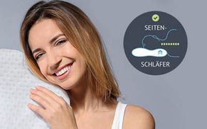 Perfekt für Seiten- und Seitenkippschläfer