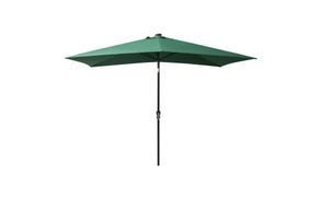 Faltbarer Sonnenschirm mit LEDs und Kurbel