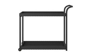 Witterungsbeständiger Poly Rattan Trolley