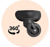 4 Rollen 360 Grad Drehbarkeit