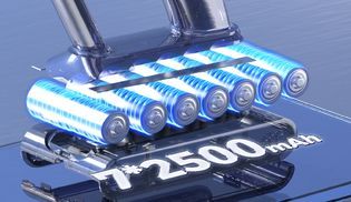 Eingebauter bürstenloser 500 W Motor und 7 * 2500 mAh Akku