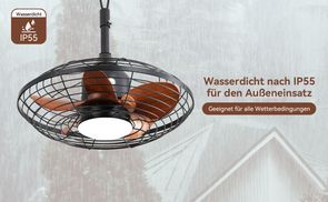 Wasserdicht nach IP55 für den Außeneinsatz