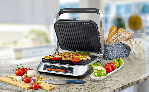 TZS First Austria Kontaktgrill – Intelligentes Grillen mit Präzision & Komfort