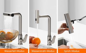 Dreifacher Wasserdurchfluss für individuelle Anpassung