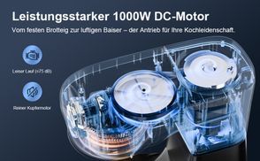 Leistungsstarker Motor praktischer und langlebiger