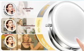 Lichtfarben nach Wunsch wählen: 